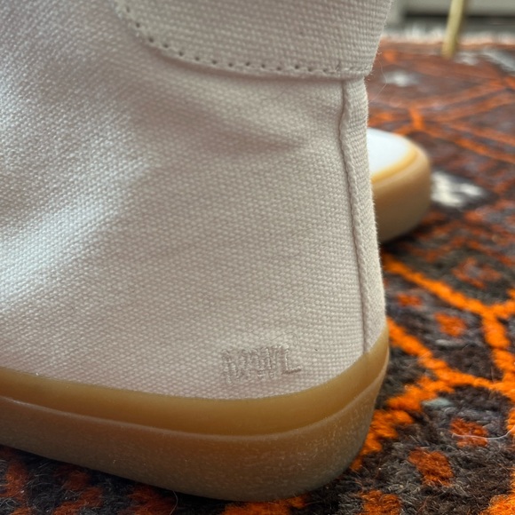 Madewell Sidewalk High-Top Sneakers in Recycled Canvas - Picture 8 of 10